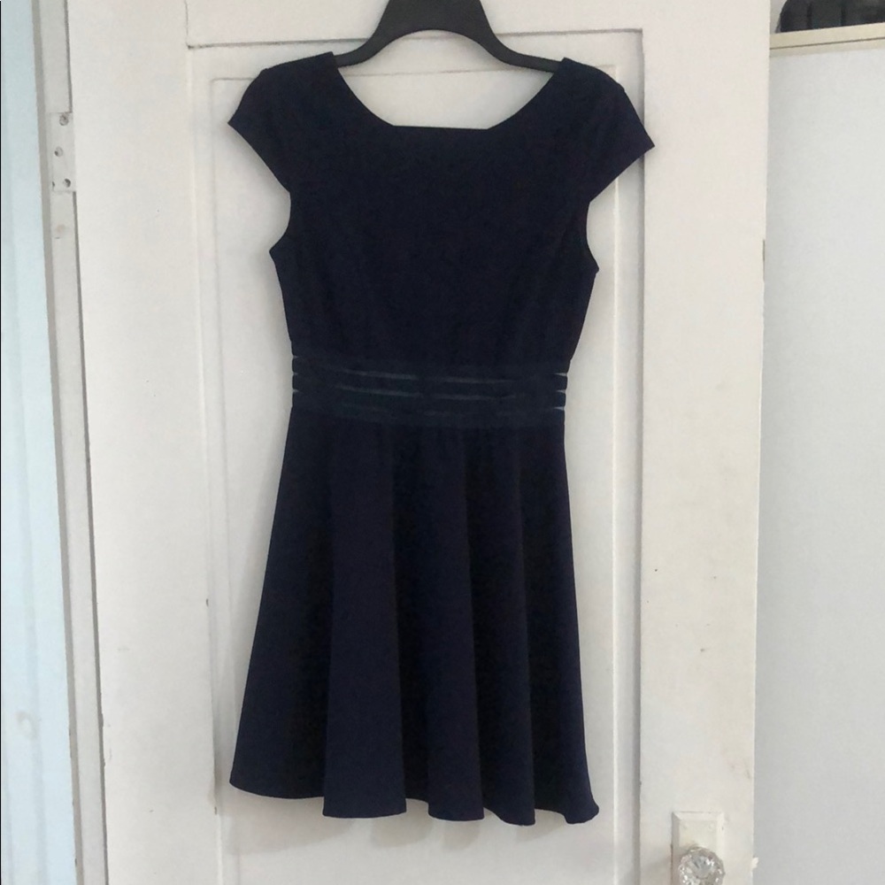 *Elegant Navy Mini Dress